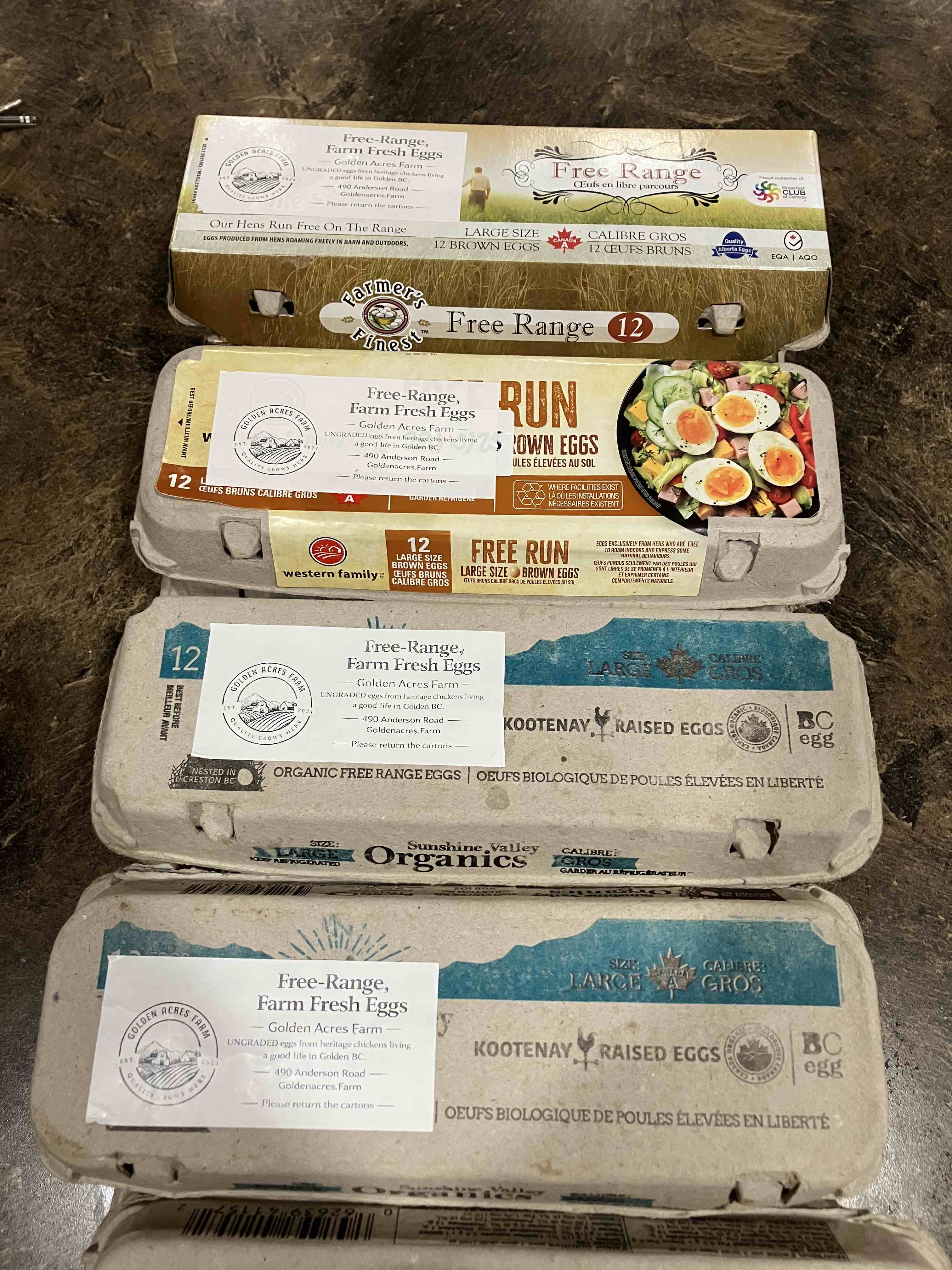 Farm-fresh, Free-Range Weekly Egg Program
